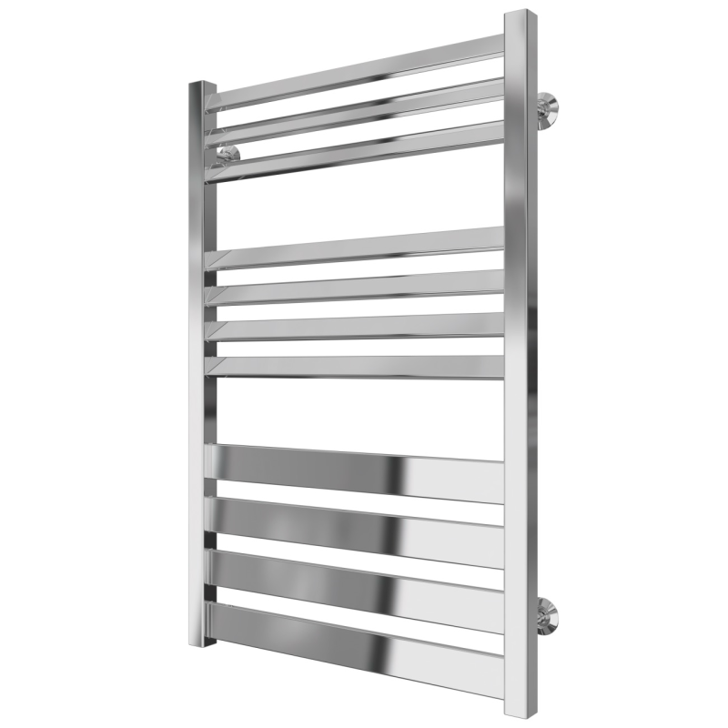 Водяной полотенцесушитель Arte Radiator Silvia 500х800/11 нижнее подключение нержавеющая сталь полированная SLW.80.50.11.O.O