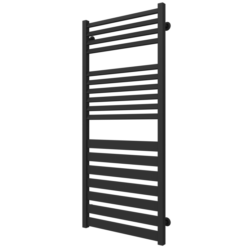 Водяной полотенцесушитель Arte Radiator Silvia 500х1200/17 левое подключение нержавеющая сталь черный SLW.120.50.17.B.L