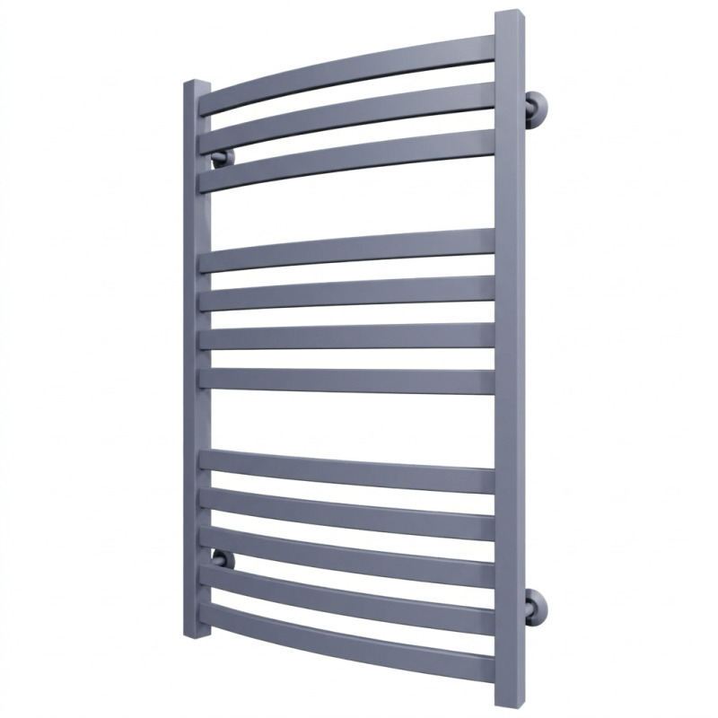 Водяна сушарка для рушників Arte Radiator Vega 500х800/12 нижнє підключення нержавіюча сталь сірий VGW.80.50.12.G.O