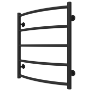 Водяной полотенцесушитель Arte Radiator Sora 500х600/5 нижнее подключение нержавеющая сталь черный SRW.60.50.5.B.O