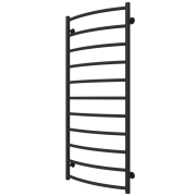 Водяной полотенцесушитель Arte Radiator Sora 500х1200/11 правое подключение нержавеющая сталь черный SRW.120.50.11.B.R