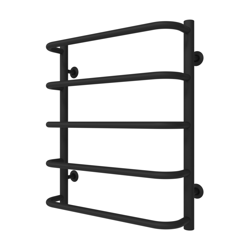 Водяна сушарка для рушників Arte Radiator Sunny 400х600/5 нижнє підключення нержавіюча сталь чорний SNW.60.40.5.B.O