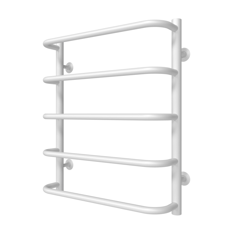 Водяной полотенцесушитель Arte Radiator Sunny 500х600/5 нижнее подключение нержавеющая сталь белый SNW.60.50.5.W.O