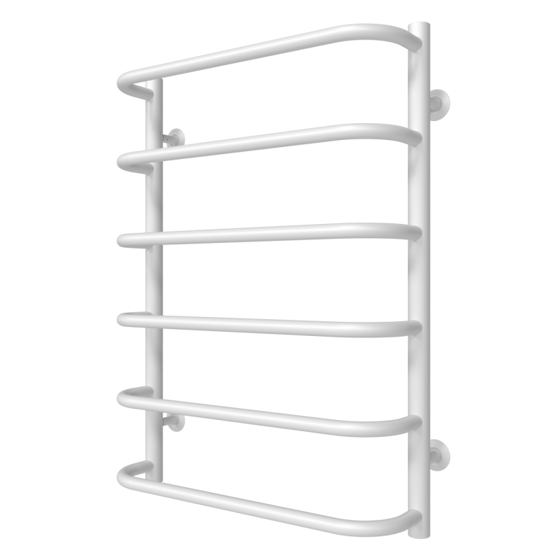 Водяна сушарка для рушників Arte Radiator Sunny 500х700/6 ліве підключення нержавіюча сталь білий SNW.70.50.6.W.L