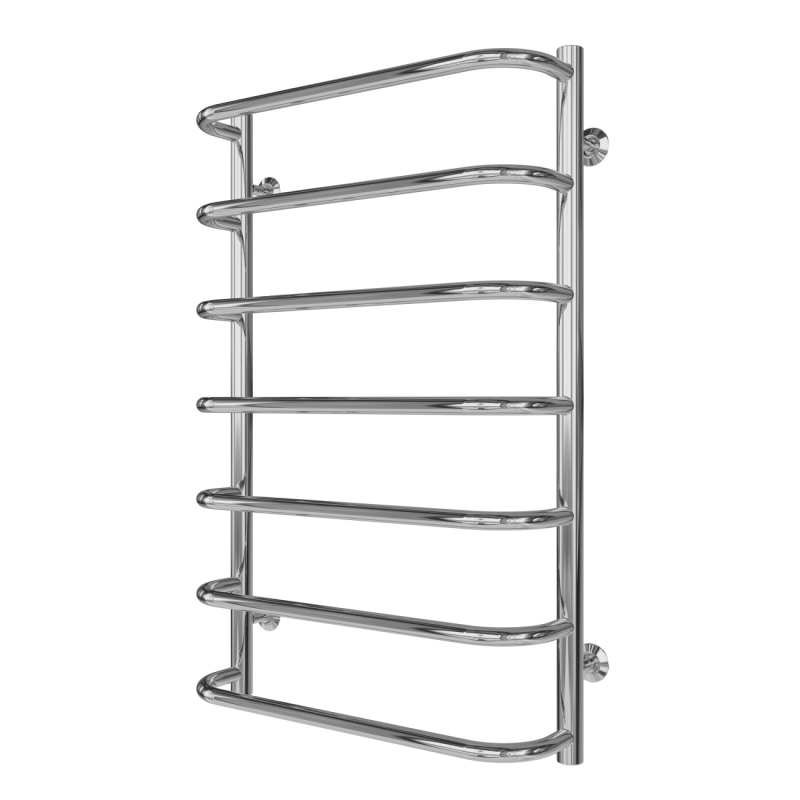 Водяной полотенцесушитель Arte Radiator Sunny 500х800/7 нижнее подключение нержавеющая сталь полированная SNW.80.50.7.O.O