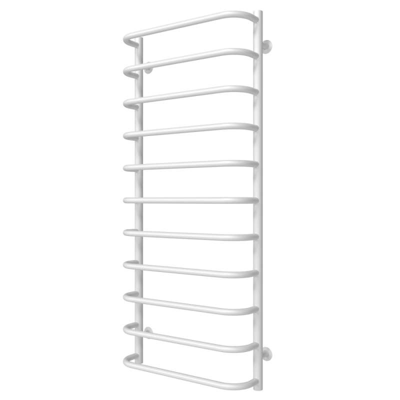 Водяна сушарка для рушників Arte Radiator Sunny 500х1200/11 ліве підключення нержавіюча сталь білий SNW.120.50.11.W.L