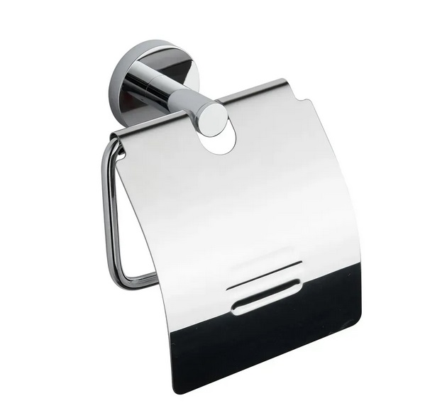 Держатель для туалетной бумаги VBI Uranus с крышкой металл хром VBI-040413CH