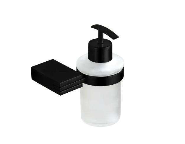 Диспенсер для рідкого мила VBI Neptune із тримачем чорний VBI-040506BL