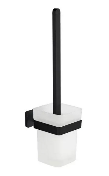 Ершик для унитаза VBI Mars 2 с держателем черный VBI-040110BL