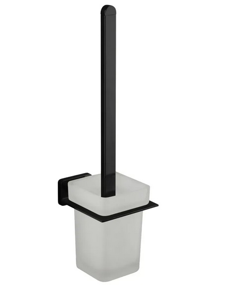 Ершик для унитаза VBI Mercury с держателем черный VBI-040210BL