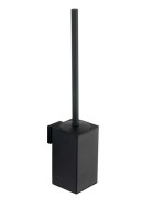 Ершик для унитаза VBI Quadro с держателем черный VBI-040122BL