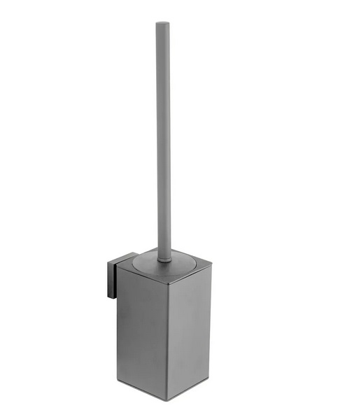 Ершик для унитаза VBI Quadro с держателем никель VBI-040122NI