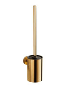 Ершик для унитаза VBI Round с держателем золото VBI-049801GL
