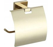 Тримач для туалетного паперу VBI Mercury із кришкою метал золото VBI-040213GL