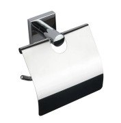 Держатель для туалетной бумаги VBI Saturn с крышкой металл хром VBI-040313CH