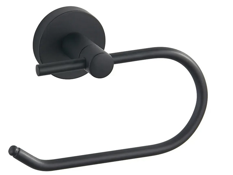 Тримач для туалетного паперу VBI Venus 2 метал чорний VBI-040011BL