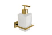 Диспенсер для рідкого мила VBI Mercury з держателем золото VBI-040206GL