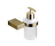 Диспенсер для рідкого мила VBI Neptune з держателем золото VBI-040506GL