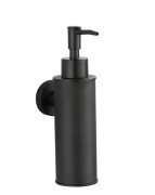 Диспенсер для жидкого мыла VBI Round с держателем черный VBI-040016BL