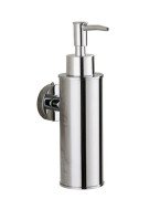Диспенсер для жидкого мыла VBI Round с держателем хром VBI-040016CH
