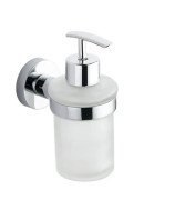 Диспенсер для жидкого мыла VBI Uranus с держателем хром VBI-040406CH