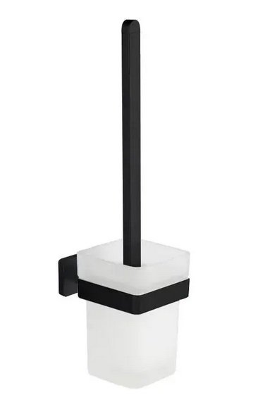 Йоршик для унітазу VBI Mars 2 з тримачем чорний VBI-040110BL