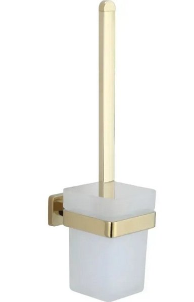 Ершик для унитаза VBI Mars 2 с держателем золото VBI-040110GL