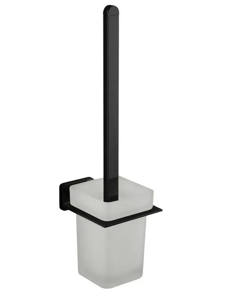 Йоршик для унітазу VBI Mercury з тримачем чорний VBI-040210BL