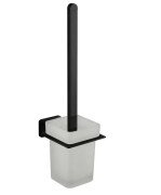 Ершик для унитаза VBI Mercury с держателем черный VBI-040210BL