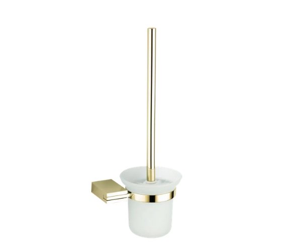 Ершик для унитаза VBI Neptune с держателем золото VBI-040510GL