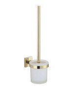 Ершик для унитаза VBI Saturn с держателем золото VBI-040310GL