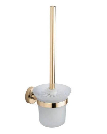 Ершик для унитаза VBI Venus с держателем матовое золото VBI-040010BG