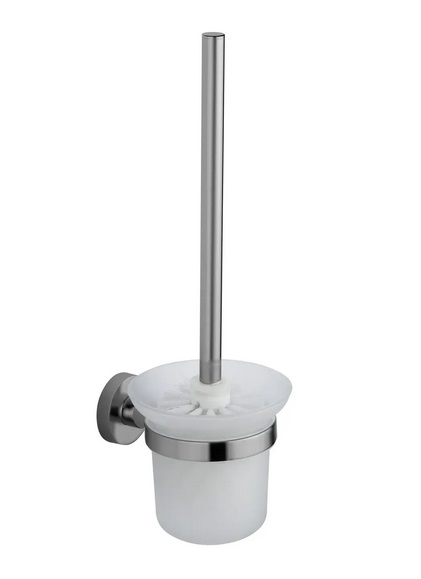 Ершик для унитаза VBI Venus с держателем никель VBI-040010NI