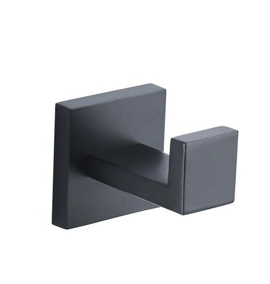 Гачок для ванної VBI Jupiter одинарний нержавіюча сталь чорний VBI-040601BL