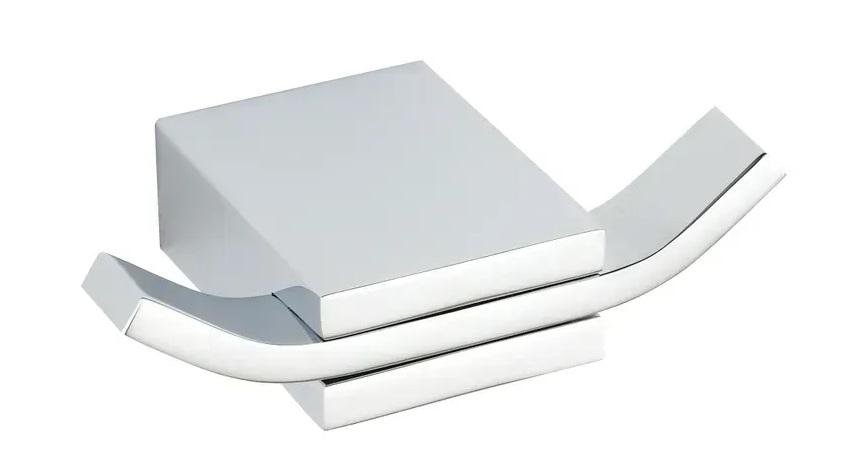 Гачок для ванної VBI Neptune подвійний метал хром VBI-040502CH