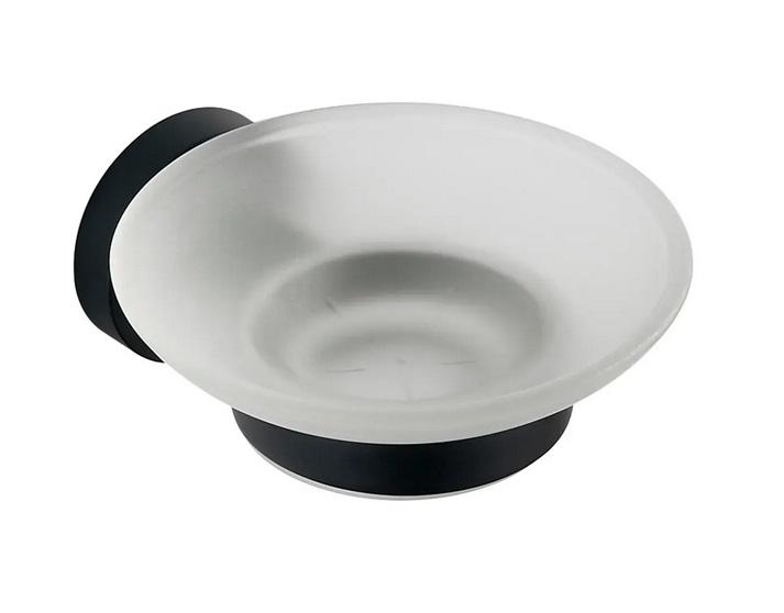 Мильниця для ванної VBI Uranus із тримачем чорний VBI-040405BL