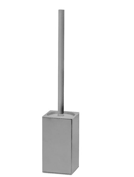 Ершик для унитаза VBI Quadro напольный никель VBI-040121NI