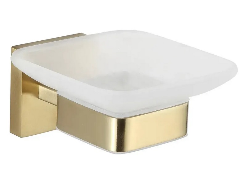 Мыльница для ванной VBI Jupiter с держателем матовое золото VBI-040605BG