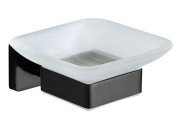 Мильниця для ванної VBI Mars із тримачем чорний VBI-040105BL