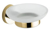 Мыльница для ванной VBI Uranus с держателем золото VBI-040405GL
