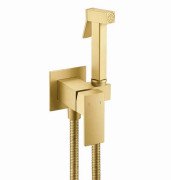 Гигиенический душ со смесителем VBI Loreno матовое золото VBI-050205BG