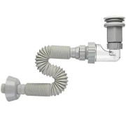 Сифон для раковины VBI мебельный с белым клапаном VBI-059101WT