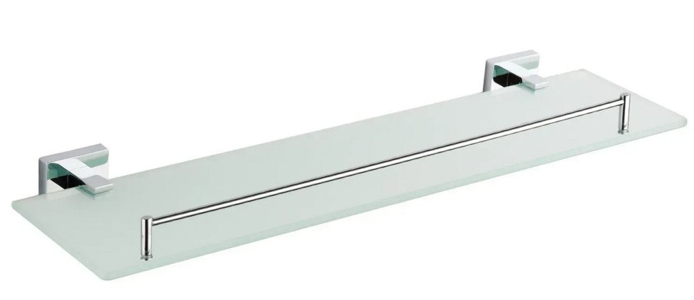 Полочка для ванной VBI Mercury металл/матовое стекло хром VBI-040209CH