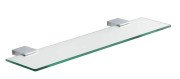 Полиця для ванної VBI Neptune метал/матове скло хром VBI-040509CH