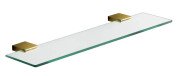 Полиця для ванної VBI Neptune метал/матове скло золото VBI-040509GL