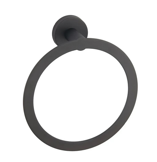 Держатель-кольцо для полотенец VBI Uranus металл черный VBI-040403BL