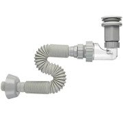 Сифон для раковины VBI мебельный с белым клапаном VBI-059101WT