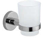 Стакан для зубных щеток VBI Venus с держателем никель VBI-040004NI