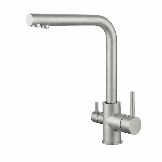 Смеситель для кухни VBI Gemini под фильтр однорычажный никель VBI-055001NI