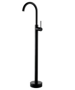 Смеситель для раковины VBI Milano напольный однорычажный черный VBI-050113BL